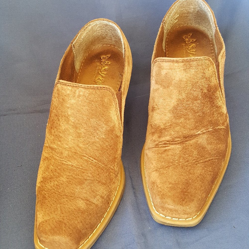 Self Esteem Brown Camel Beige Suede Ankle Boot